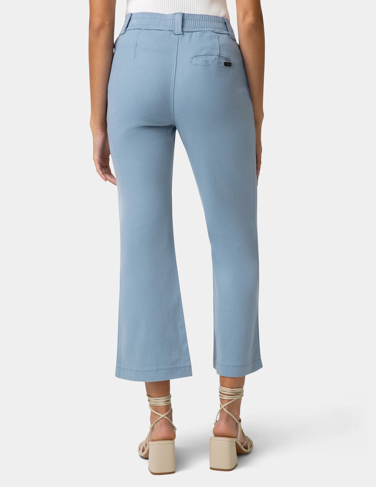 Hue Ultra Stretch Chino Kick Flare Pant - Colony Blue