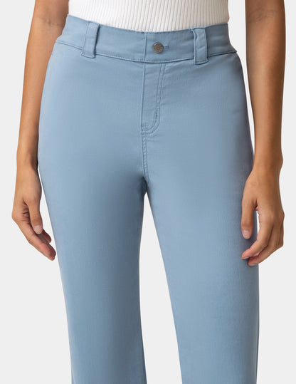 Hue Ultra Stretch Chino Kick Flare Pant - Colony Blue