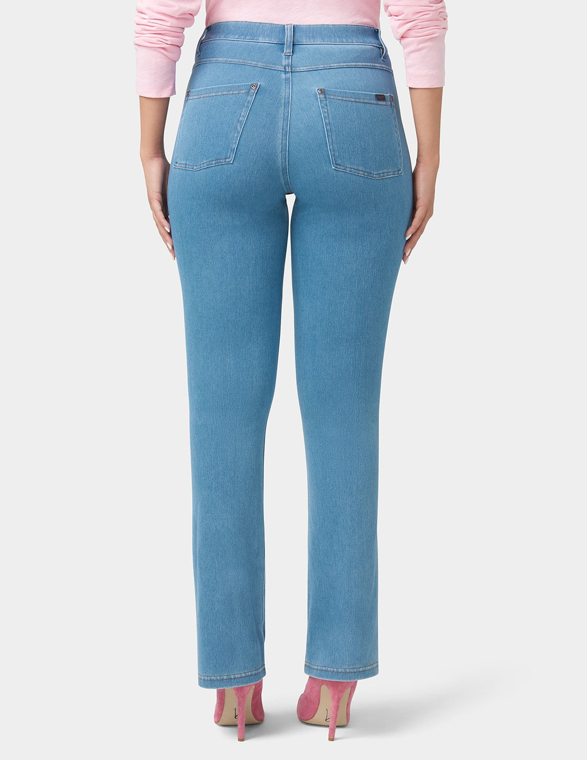 Hue Ultra Soft Denim Baby Bootcut - Sail Blue Wash