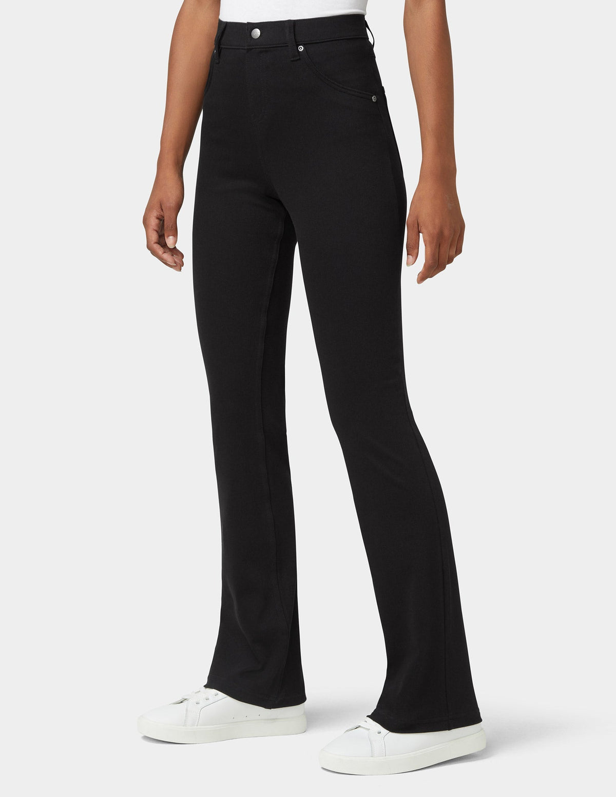 Hue Ultra Soft Denim Baby Bootcut - Black
