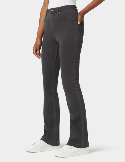 Hue Ultra Soft Denim Baby Bootcut - Graphite Wash