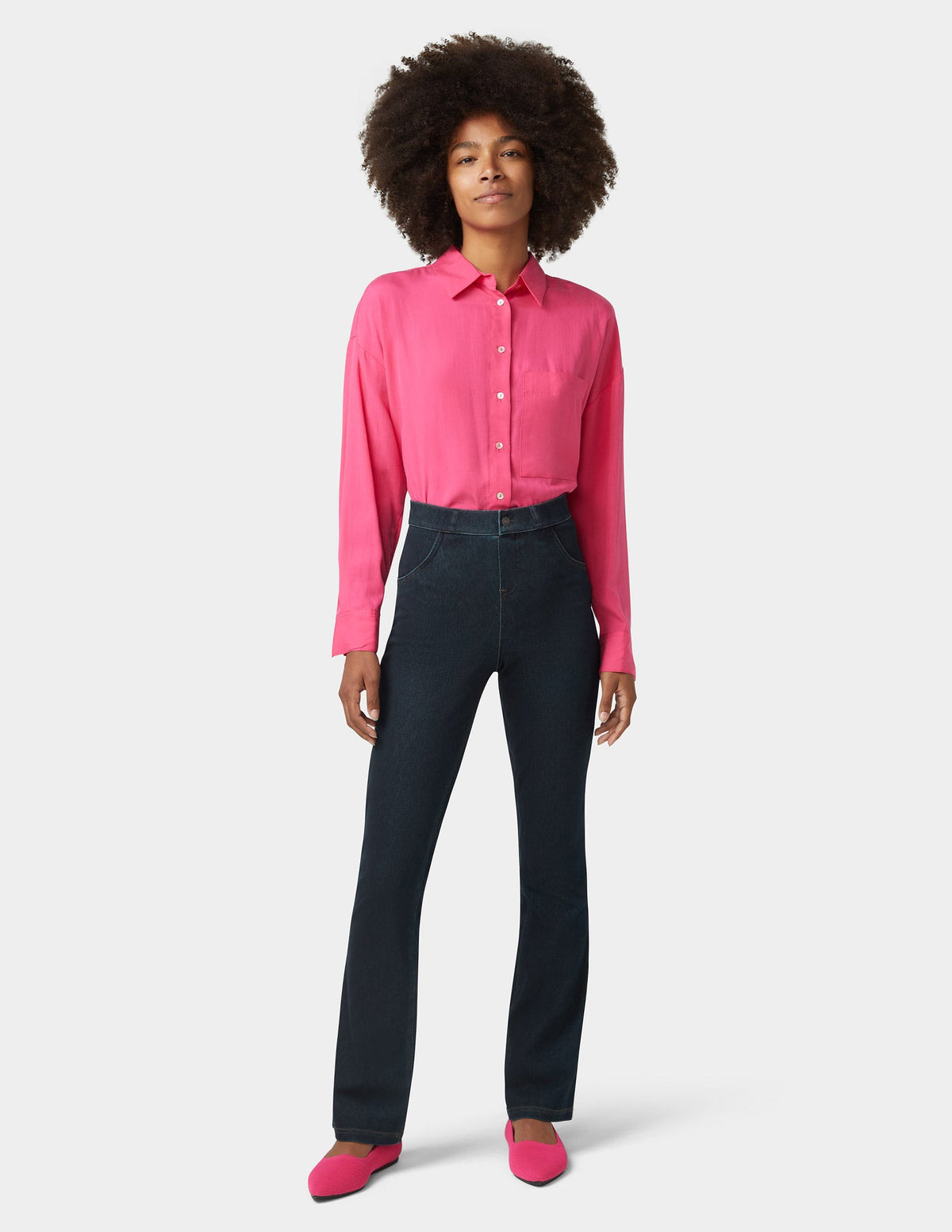 Hue Denim Baby Bootcut - Dark Denim