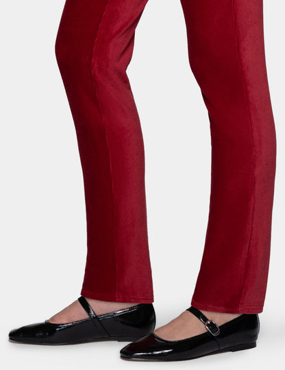 Hue Classic Corduroy Pant - Red Pepper