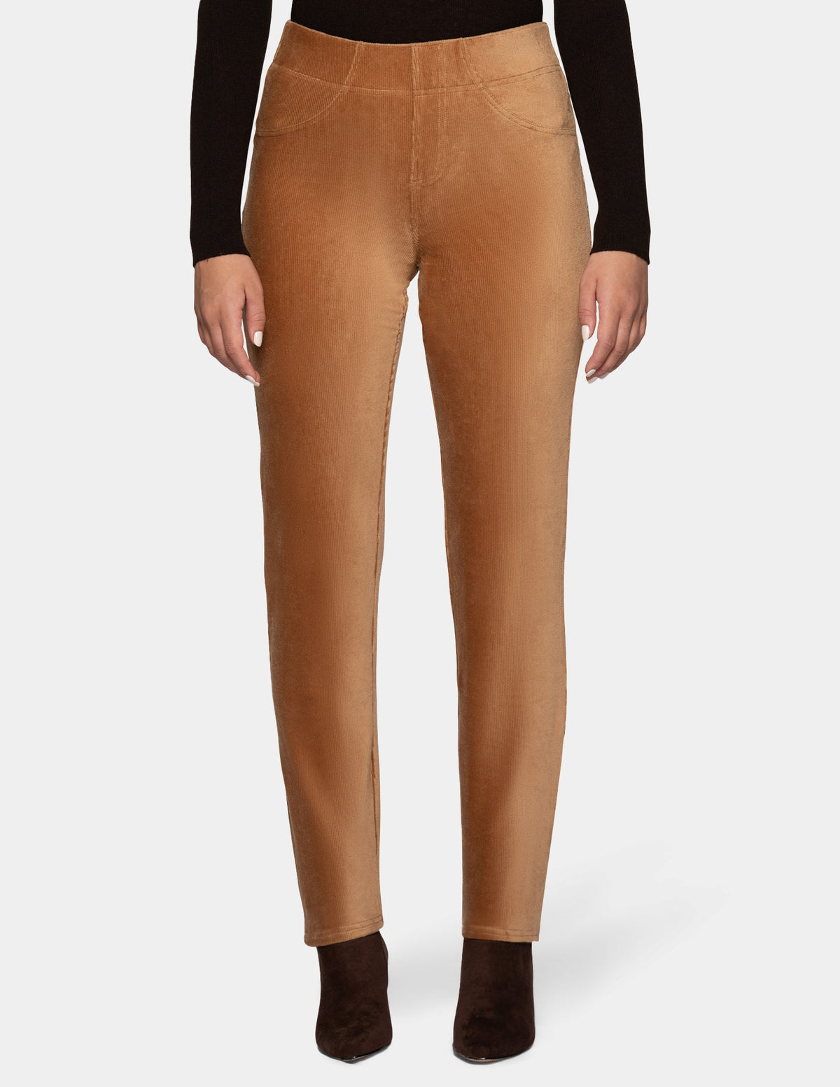 Hue Classic Corduroy Pant - Camel