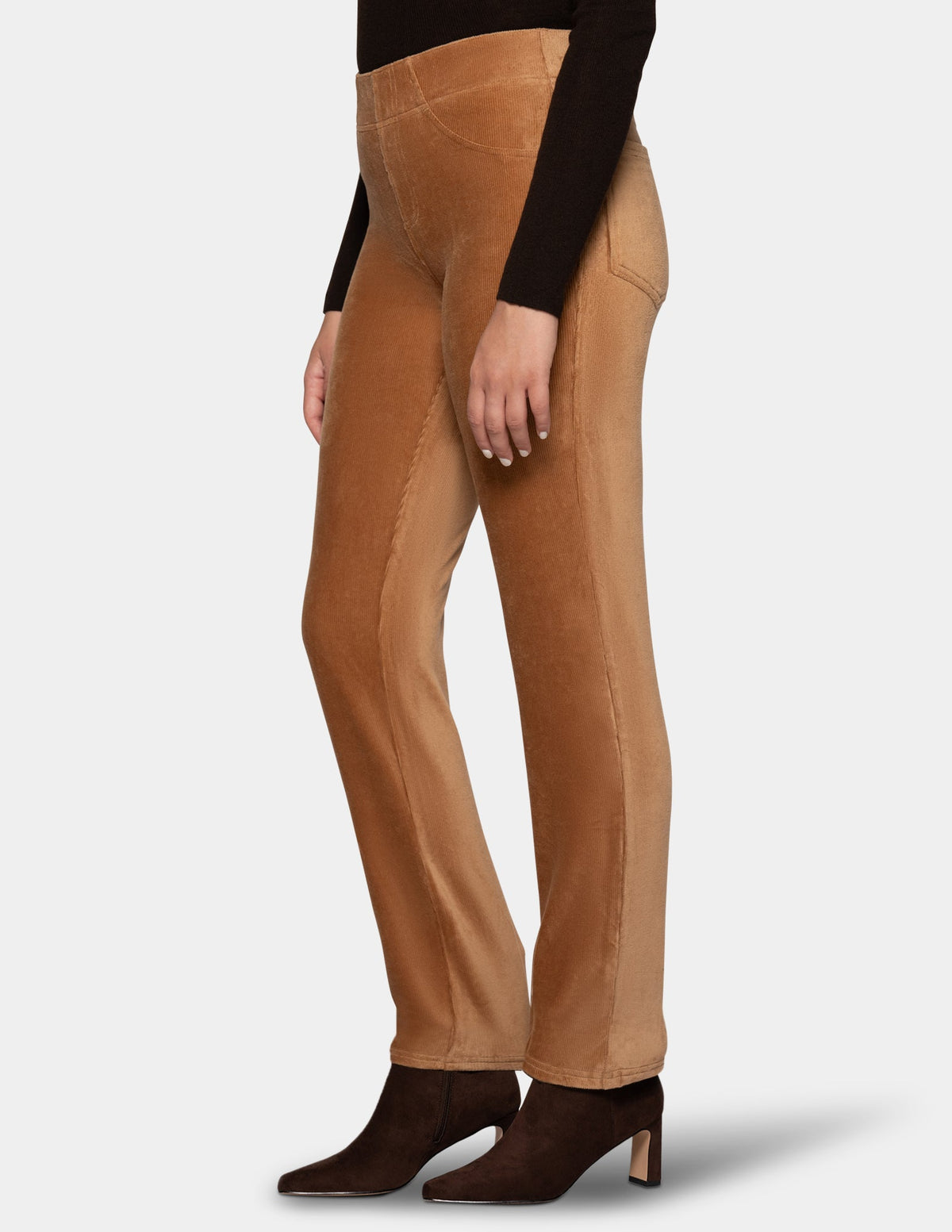 Hue Classic Corduroy Pant - Camel