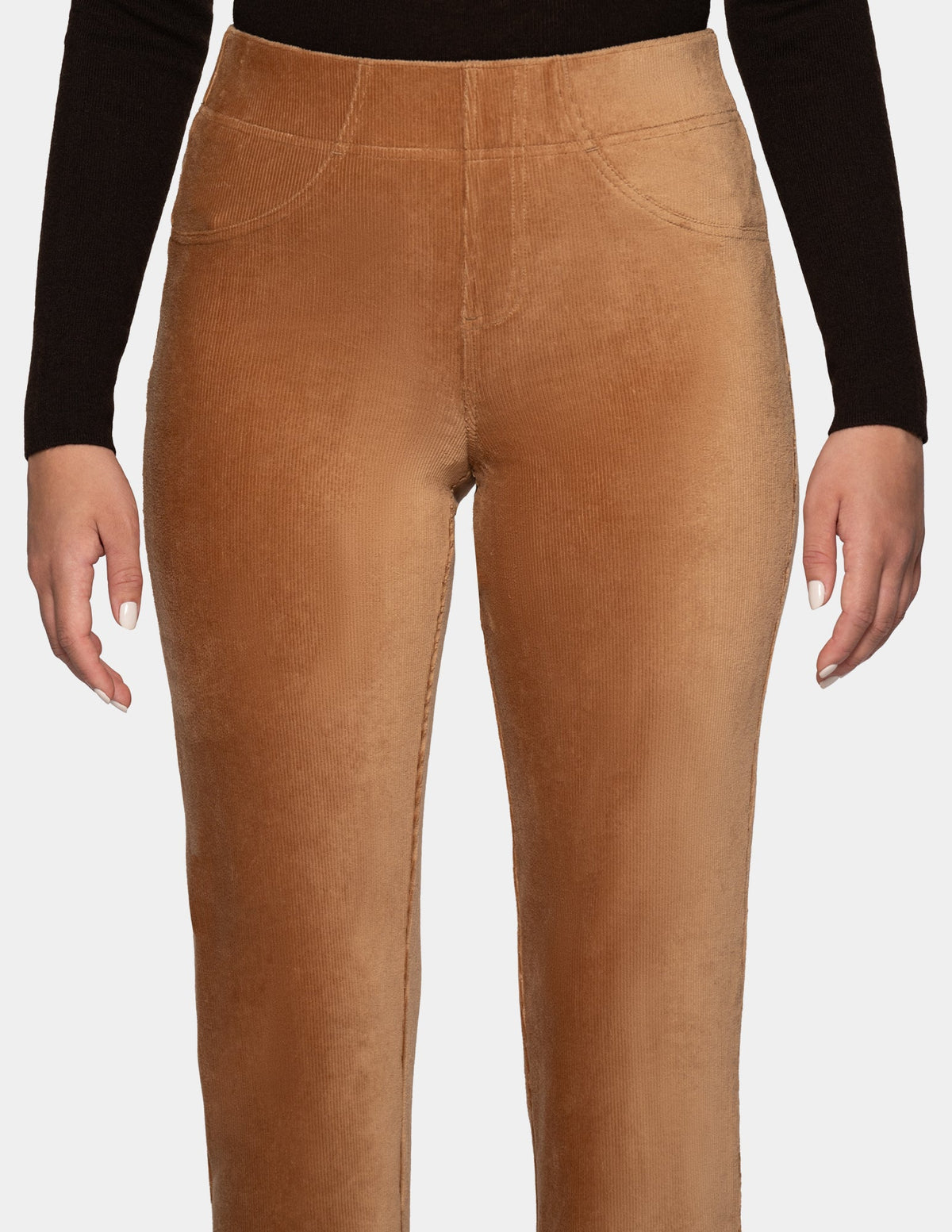 Hue Classic Corduroy Pant - Camel
