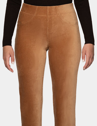 Hue Classic Corduroy Pant - Camel