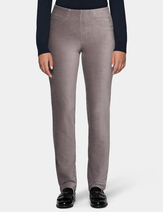 Hue Classic Corduroy Pant - Metal