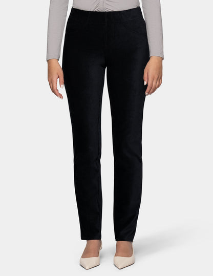 Hue Classic Corduroy Pant - Black