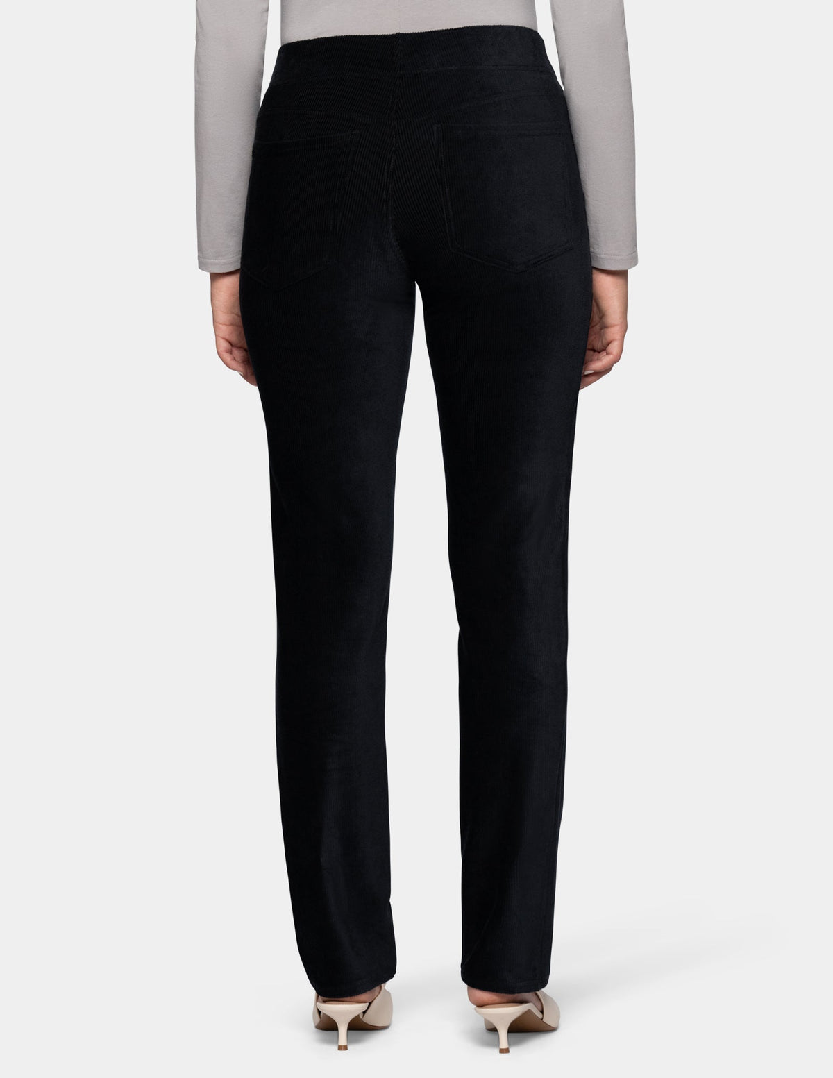 Hue Classic Corduroy Pant - Black