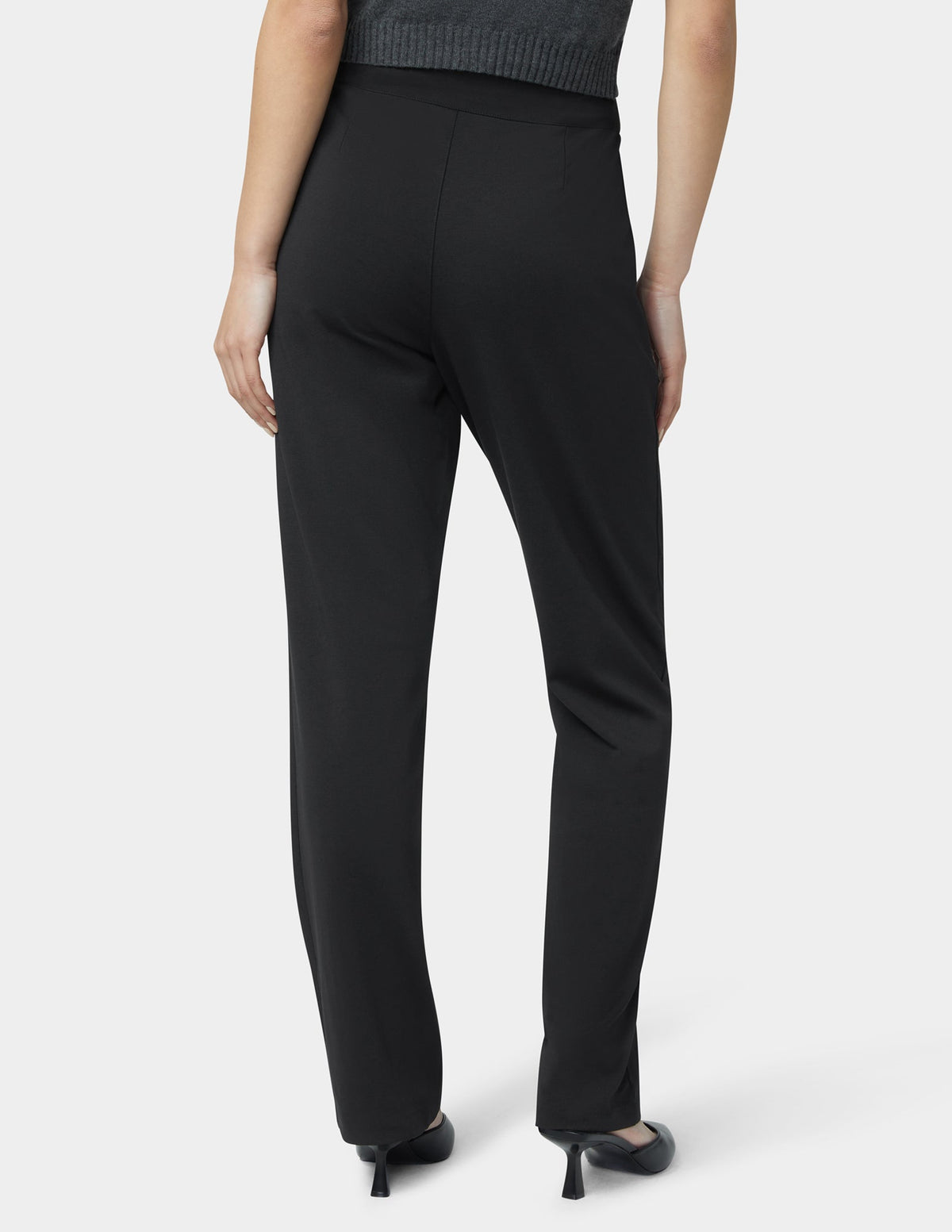 Hue Ponte Pull On Trouser - Black