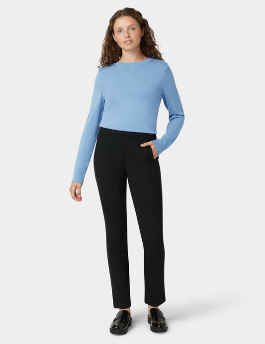 Hue Ride or Die Suede Pull-On Pant - Black