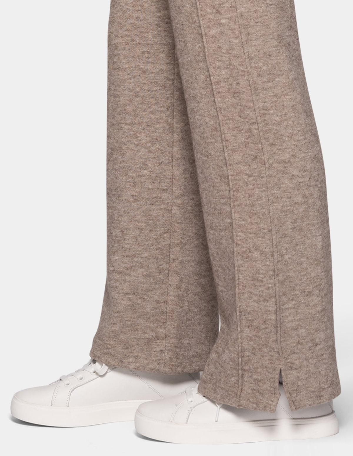 Hue Soft Jersey Trackpant - Oatmeal Heather