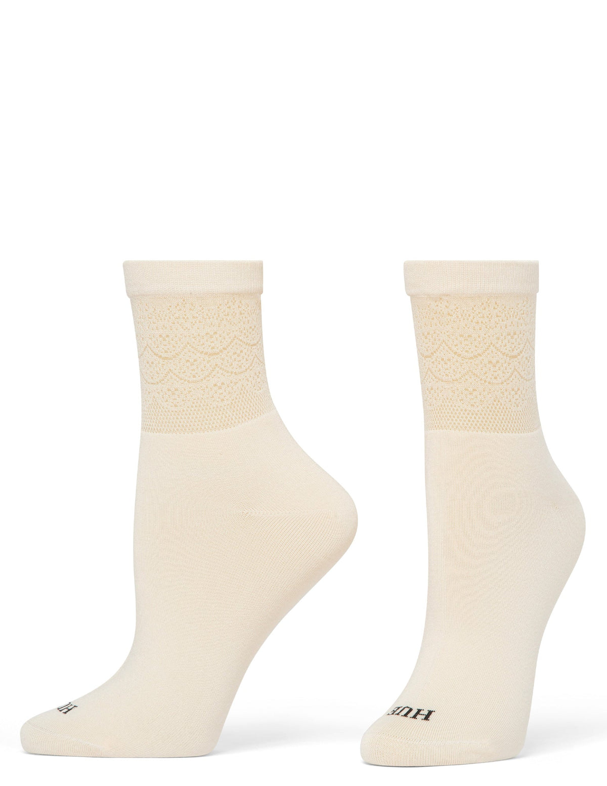 Hue Lace Border Anklet - Nude Blush