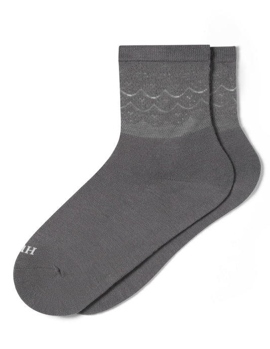 Hue Lace Border Anklet - Castlerock