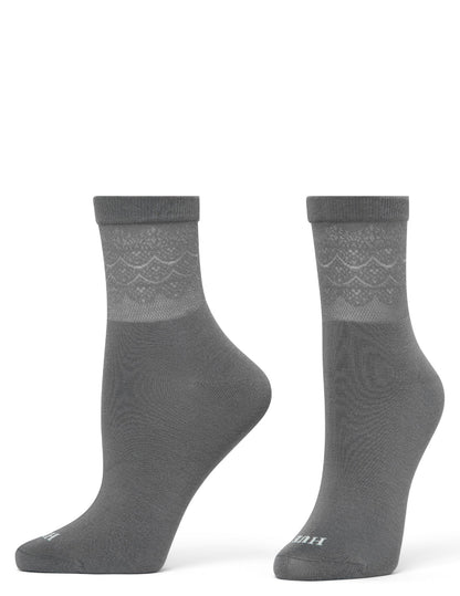 Hue Lace Border Anklet - Castlerock