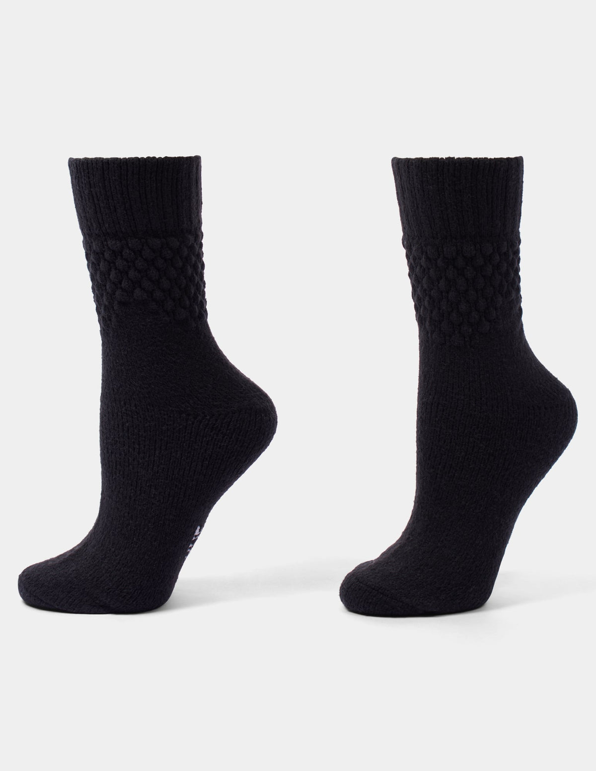 Hue Bubbled Boot Sock - Black