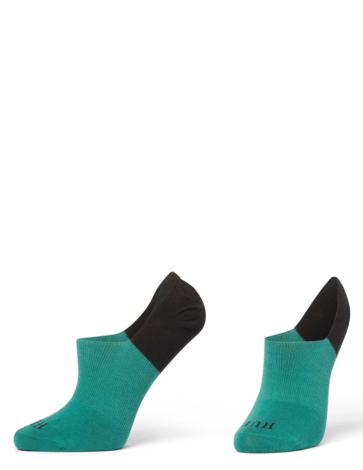 Hue Cotton No Show Arch Hug Sock 3 Pair Pack - Blue