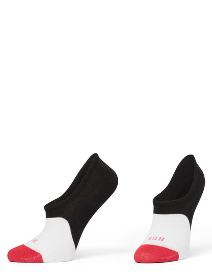 Hue The Perfect Sneaker Liner 3 Pair Pack - Tango Red