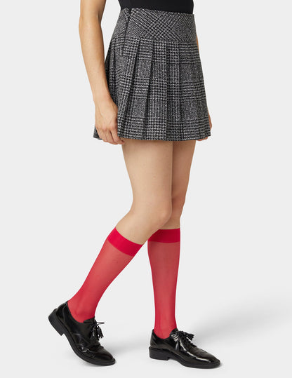 Hue Sheer Knee High - Jester Red