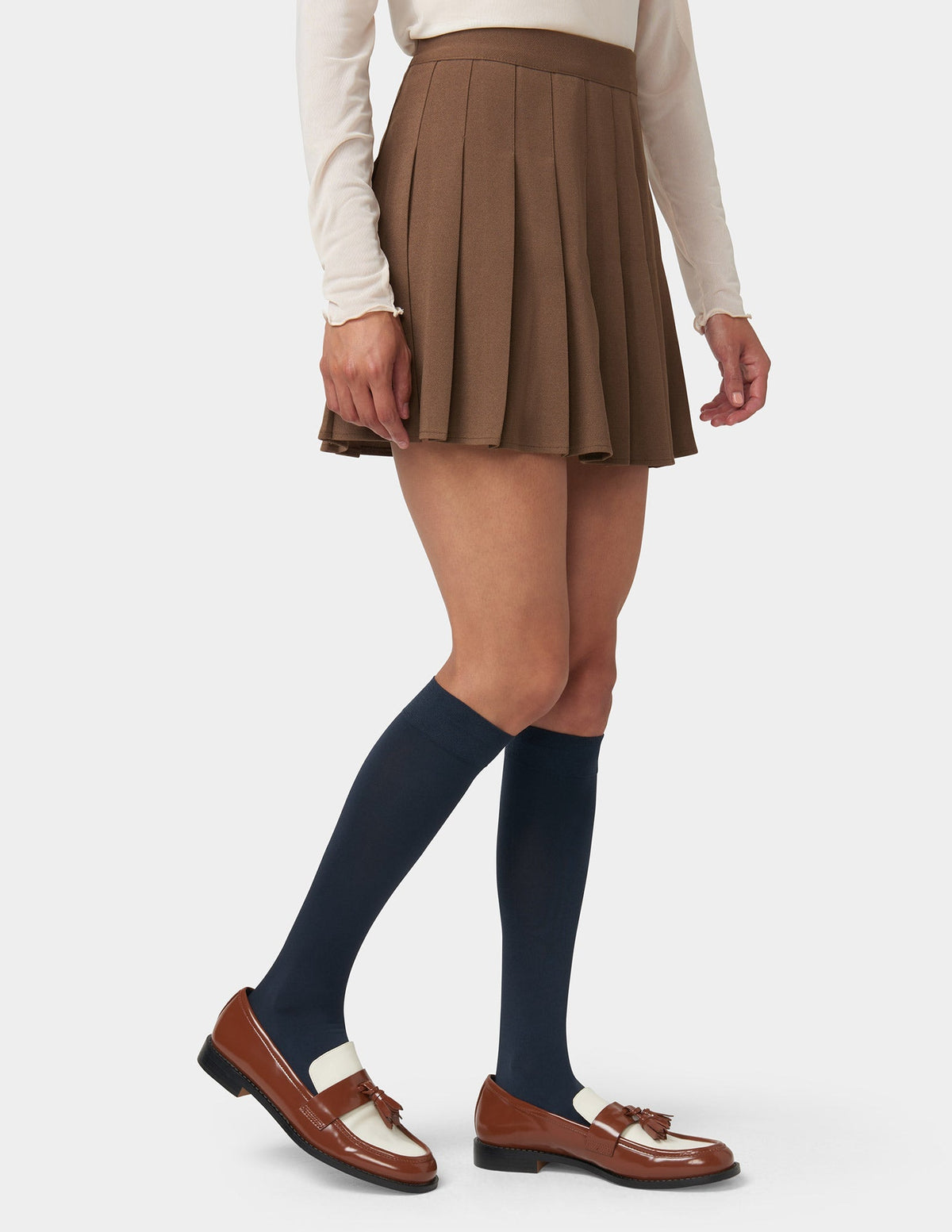 Hue Luster Knee High - Navy