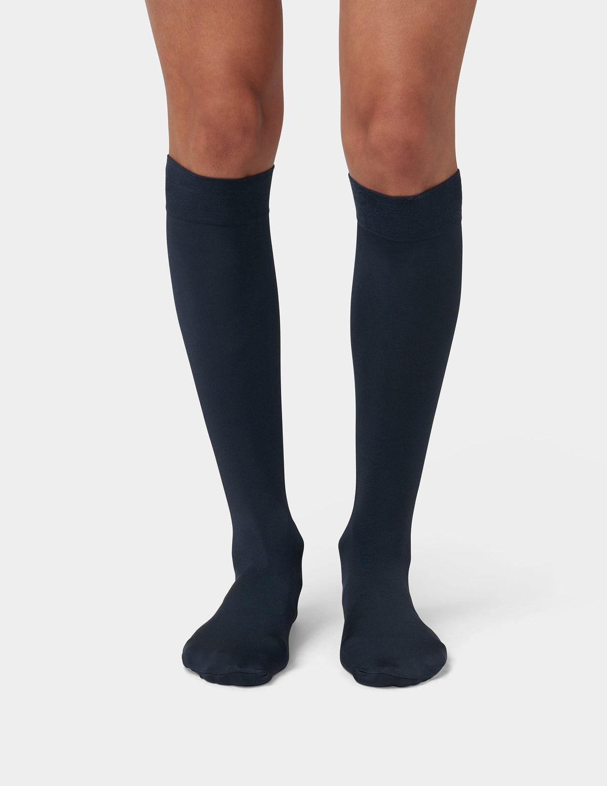 Hue Luster Knee High - Navy