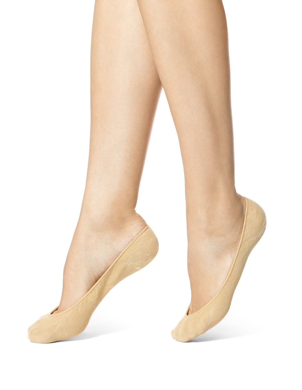 Hue HUE Hidden Cotton Liner - 4 Pair Pack - Cream