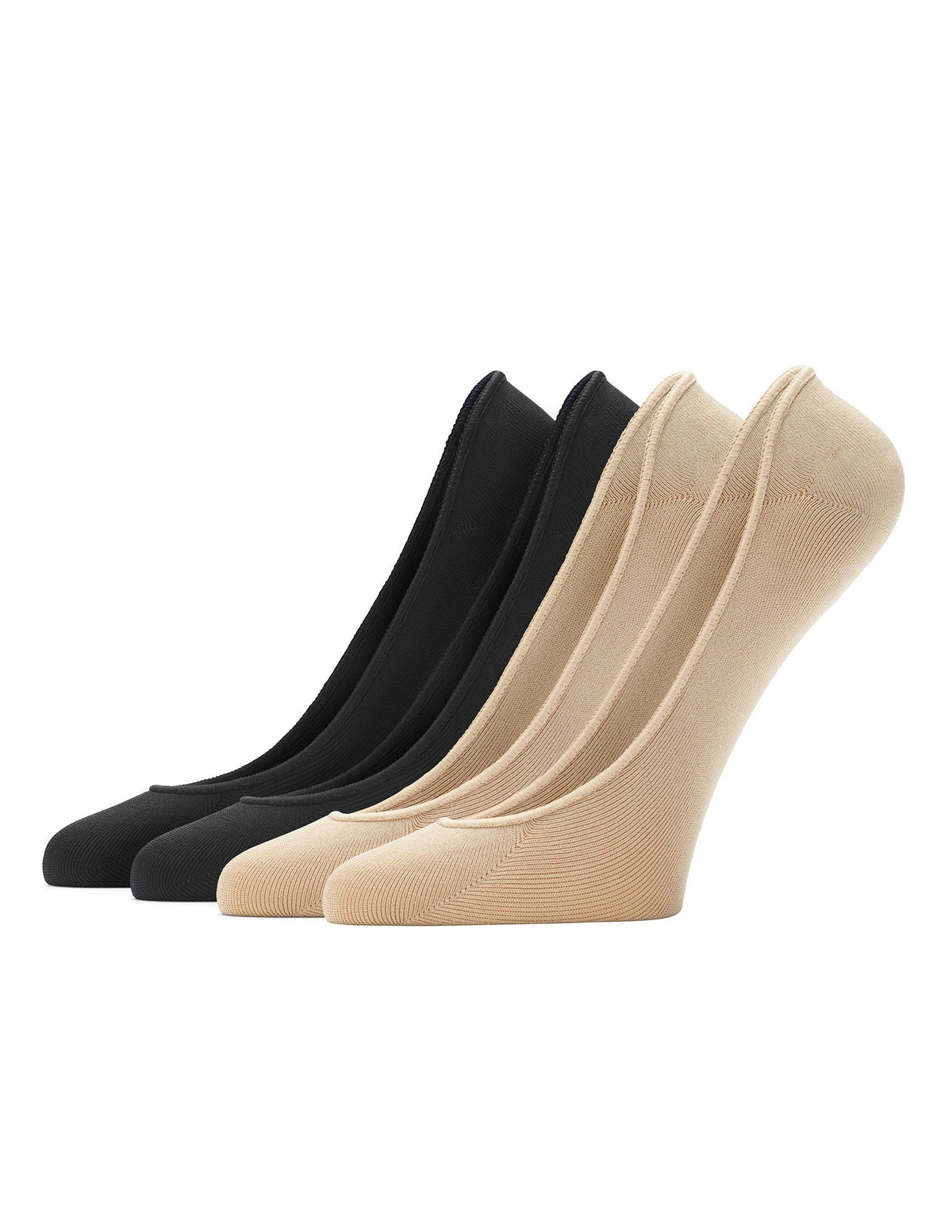 Hue Hidden Microfiber Liner 4 Pair Value Pack - Asst