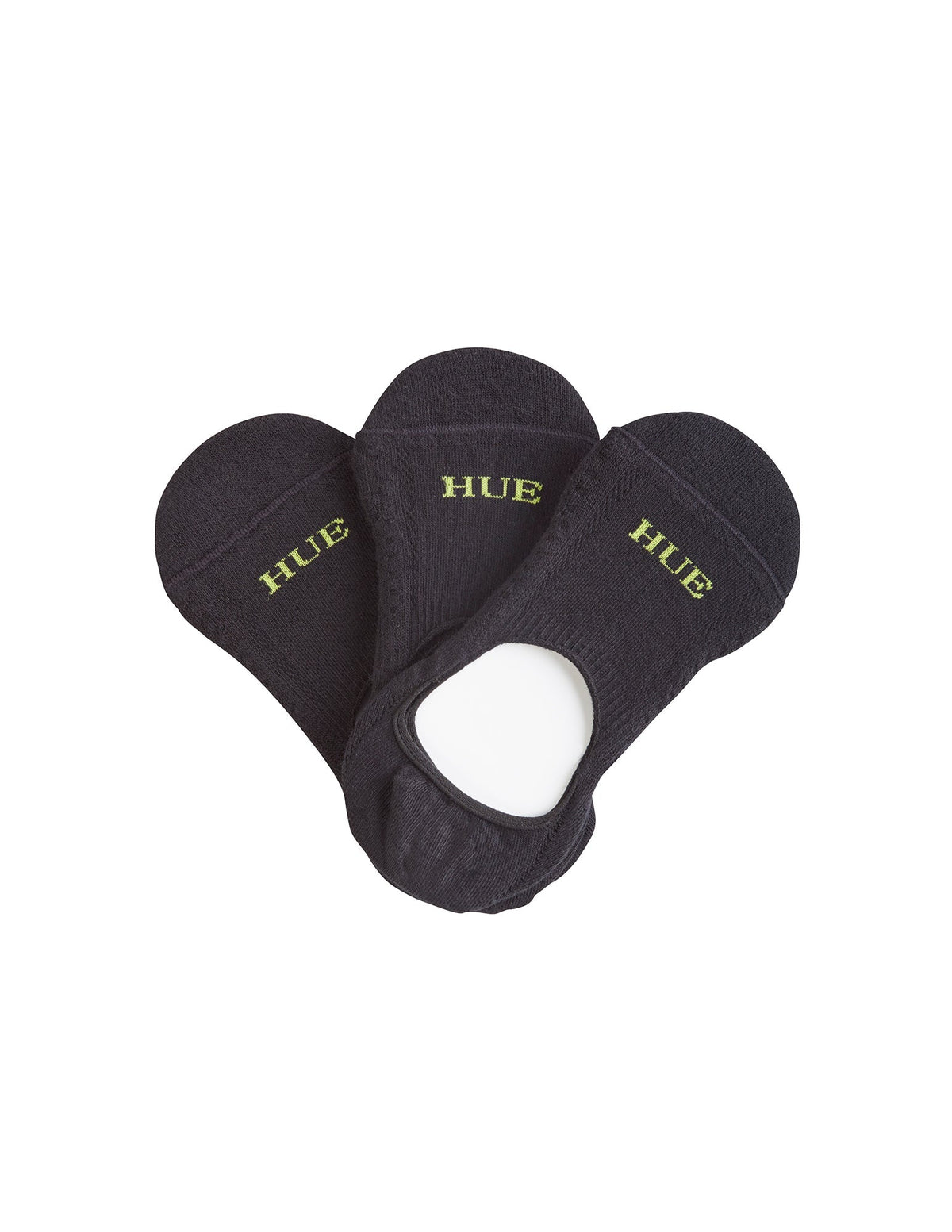 Hue Air Cushion Liner 3 Pack - Black