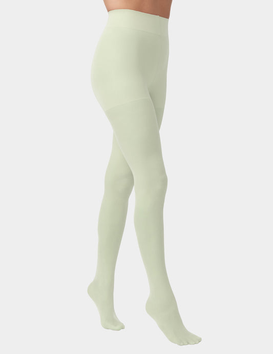 Hue Sheer Tights with Control Top - Foam Green