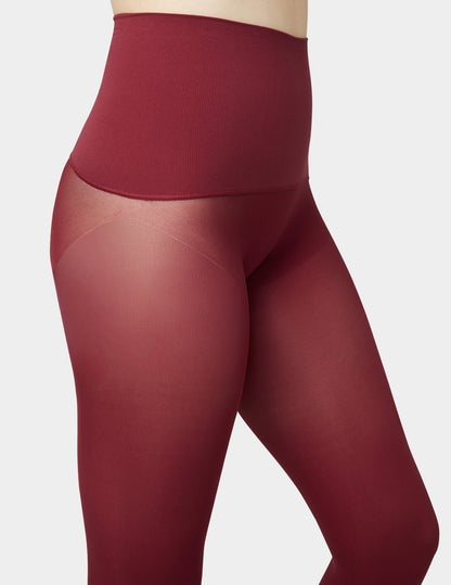 Hue Yoga Waist Tight - Rhubarb