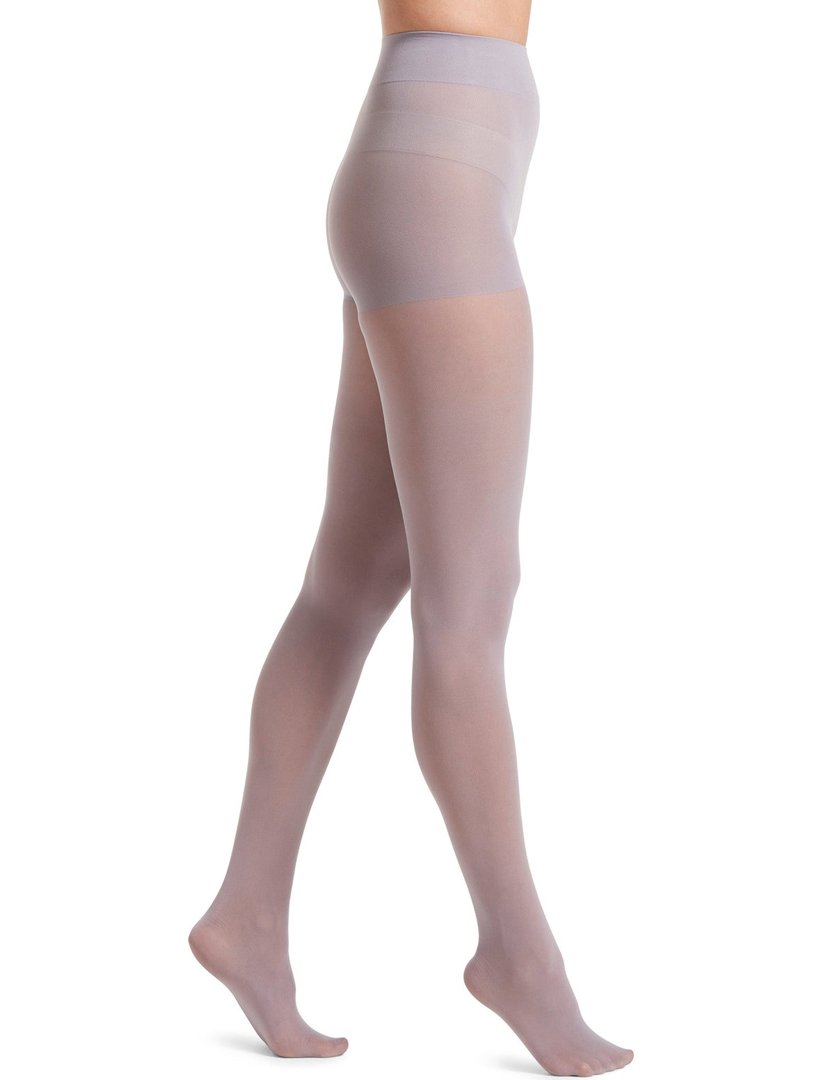 Hue Sheer Tights with Control Top - Lilla