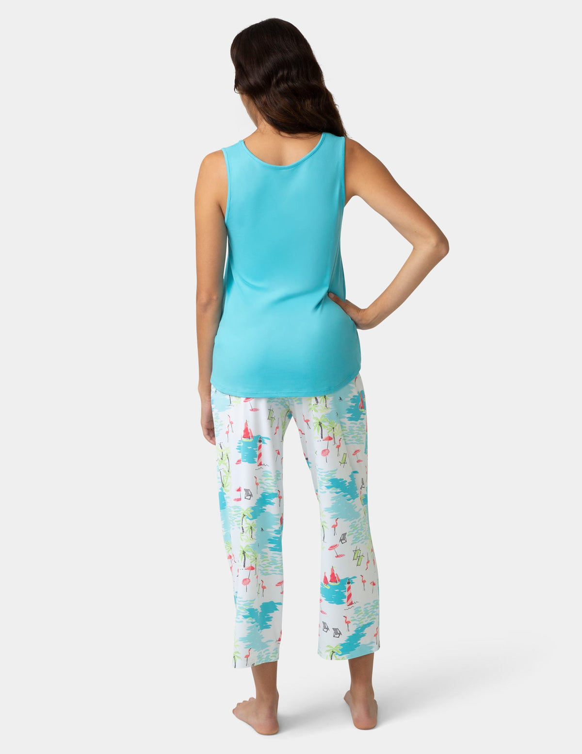 Hue Mama Jama 3 Piece PJ Set - Blue Mist