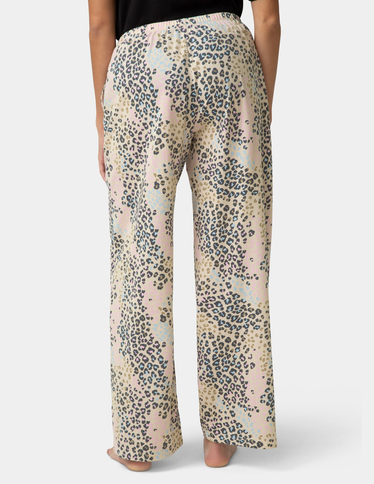 Hue Cotton Candied Lazy Leopard PJ Pant - Sheer Bliss