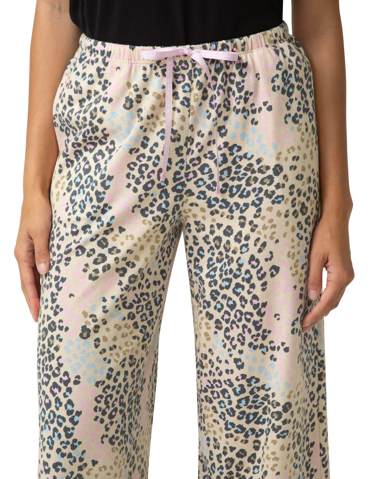 Hue Cotton Candied Lazy Leopard PJ Pant - Sheer Bliss