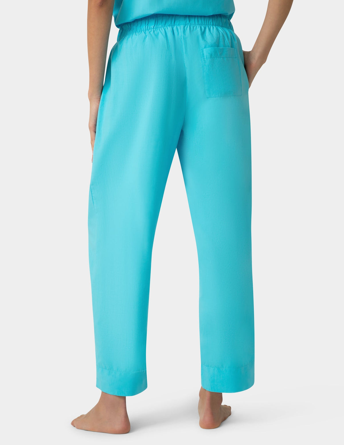 Hue Poplin PJ Pant - Blue Mist
