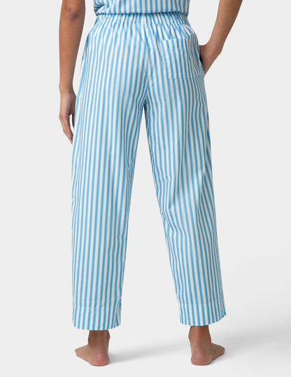 Hue Poplin PJ Pant - Azure Blue