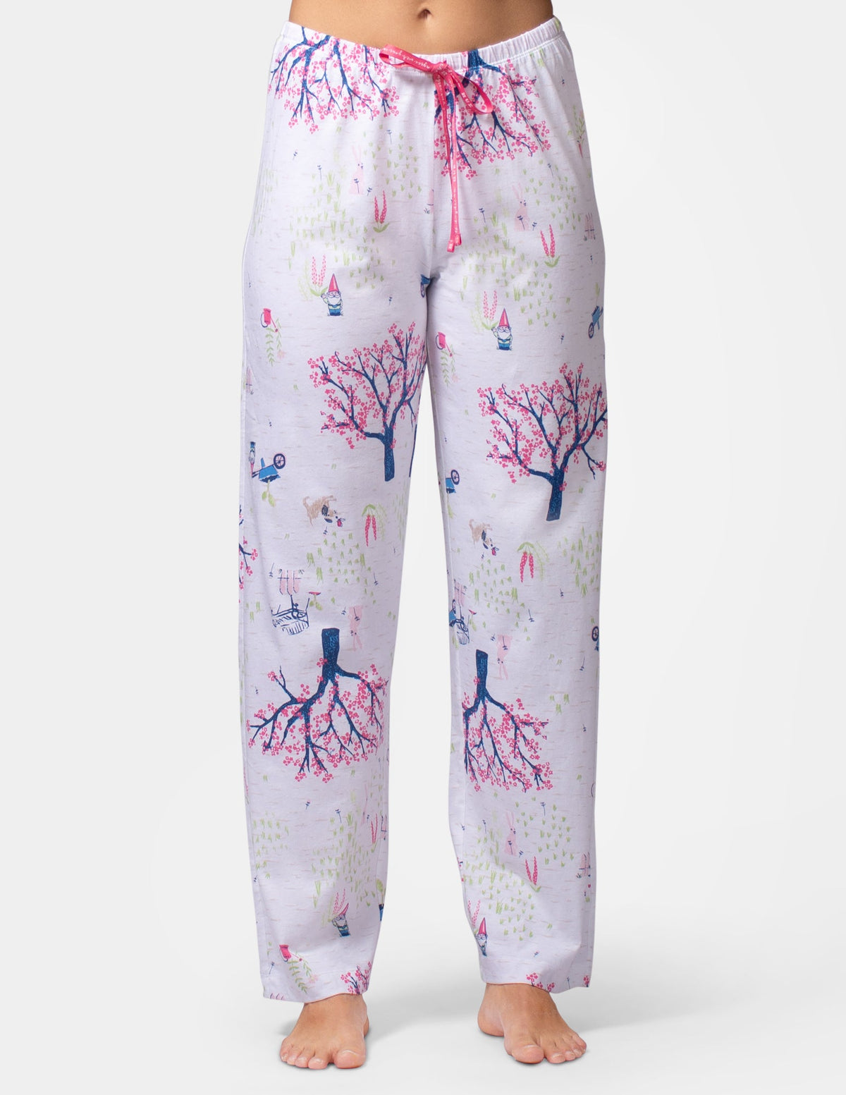 Hue Spring Ready PJ Capri - Bright White