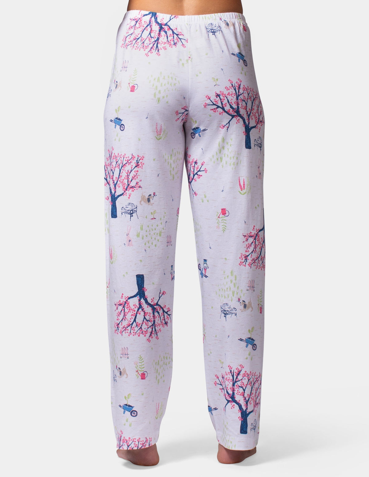Hue Spring Ready PJ Capri - Bright White
