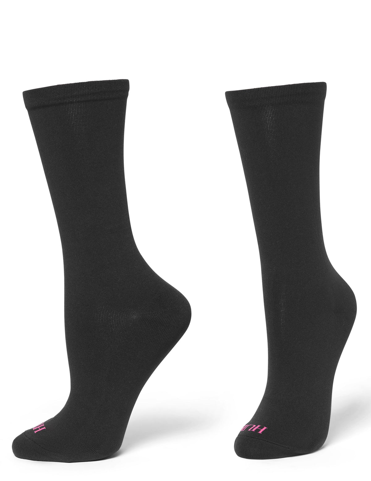 Hue Cushioned Crew Sock - Black