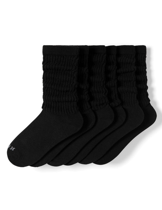 Hue The Slouch Sock 3 Pair Pack - Black