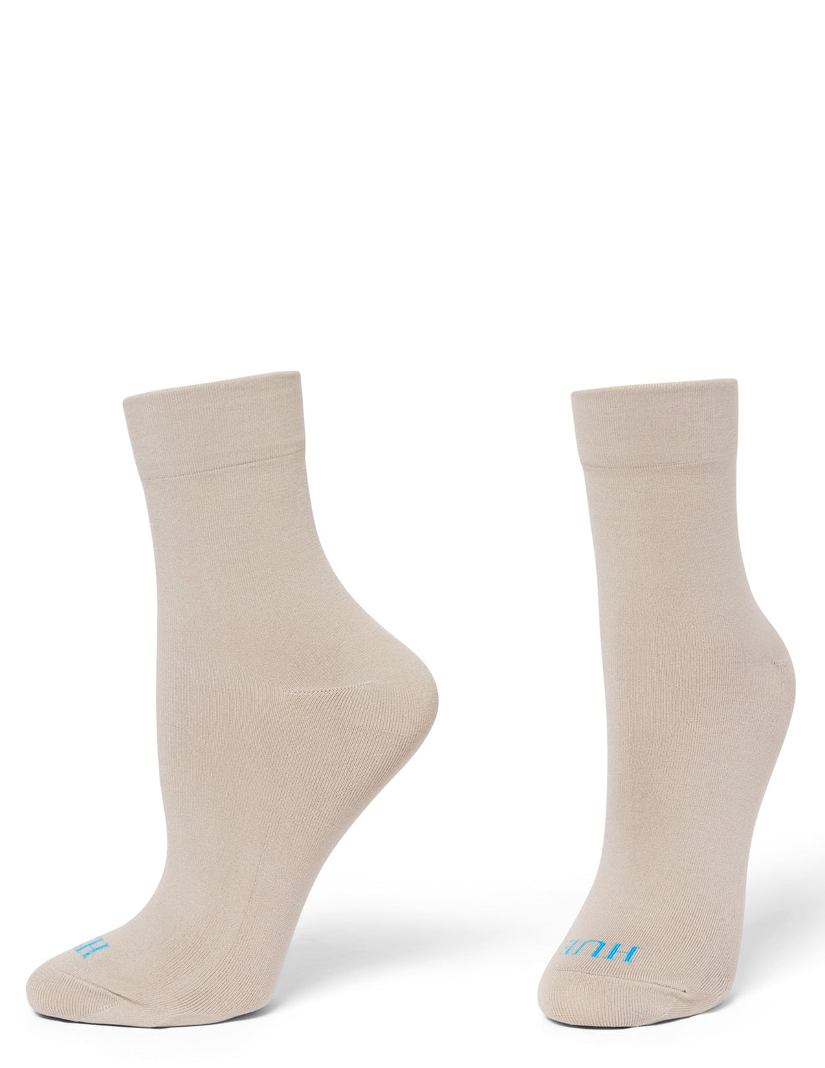 Hue Cushioned Crew Sock - Putty