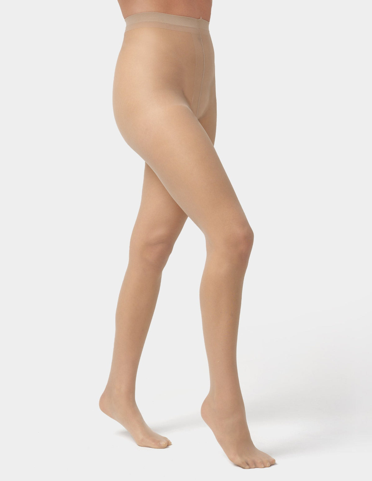 Hue Essentials Solutions Clear Control Top Pantyhose - Natural