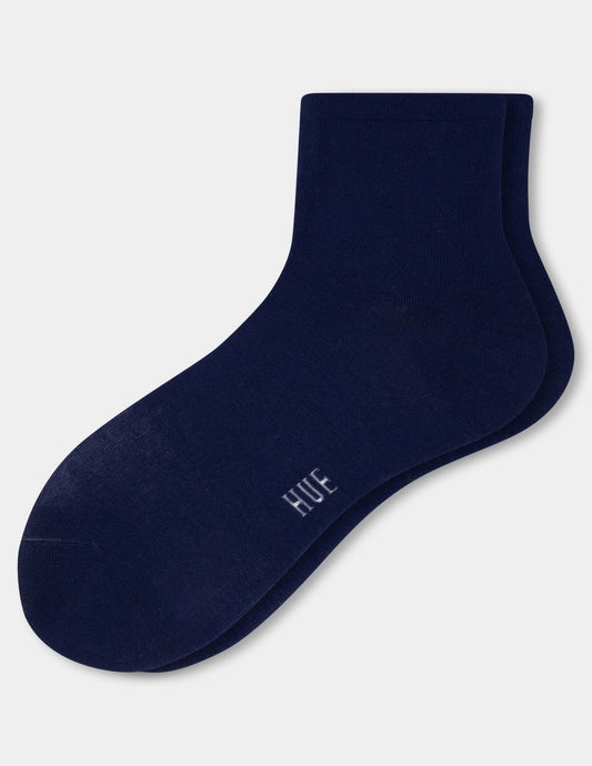 Hue Sleek Sock - Navy