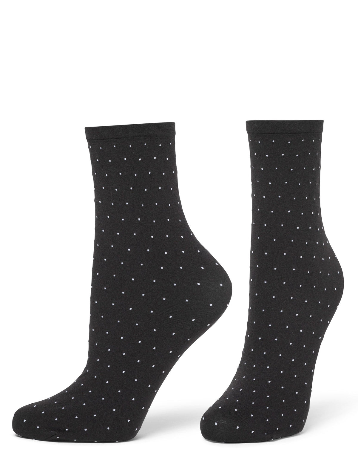 Hue Opaque Dot Anklet - Black