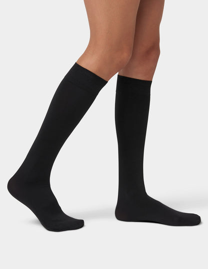 Hue Luster Knee High - Black