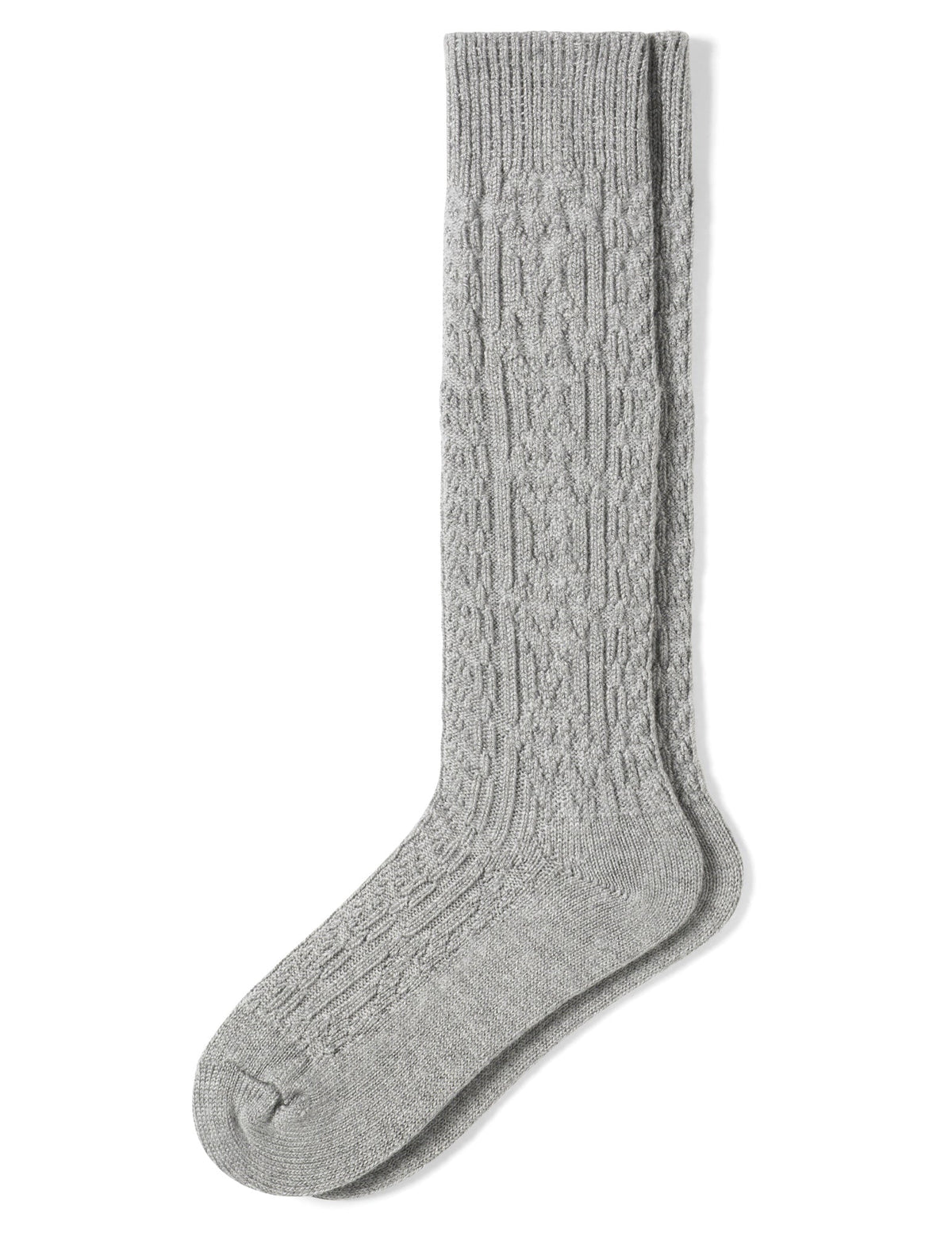 Hue Cable Knee Sock - Drizzle