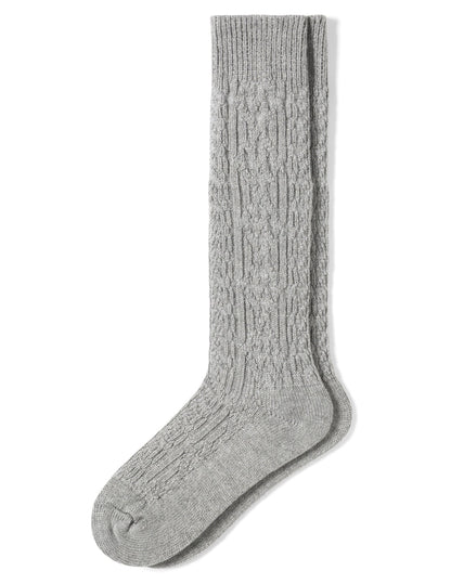 Hue Cable Knee Sock - Drizzle
