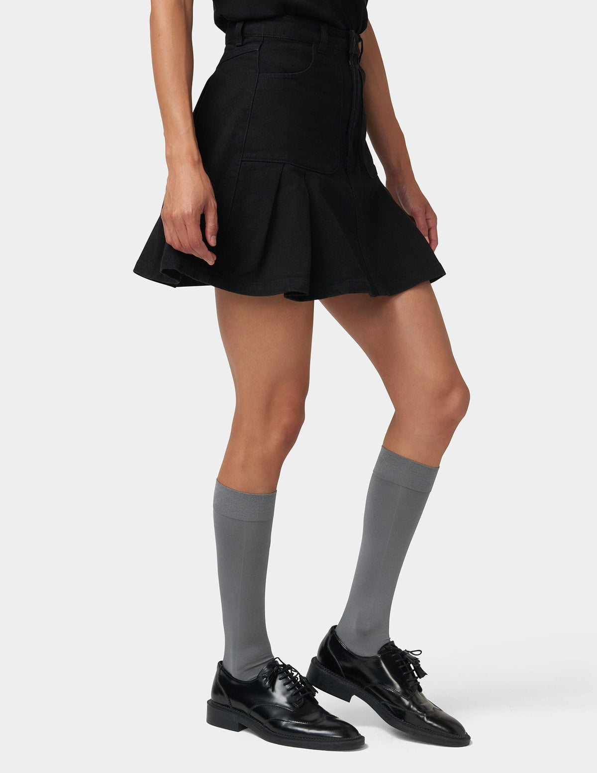 Hue Luster Knee High - Steel