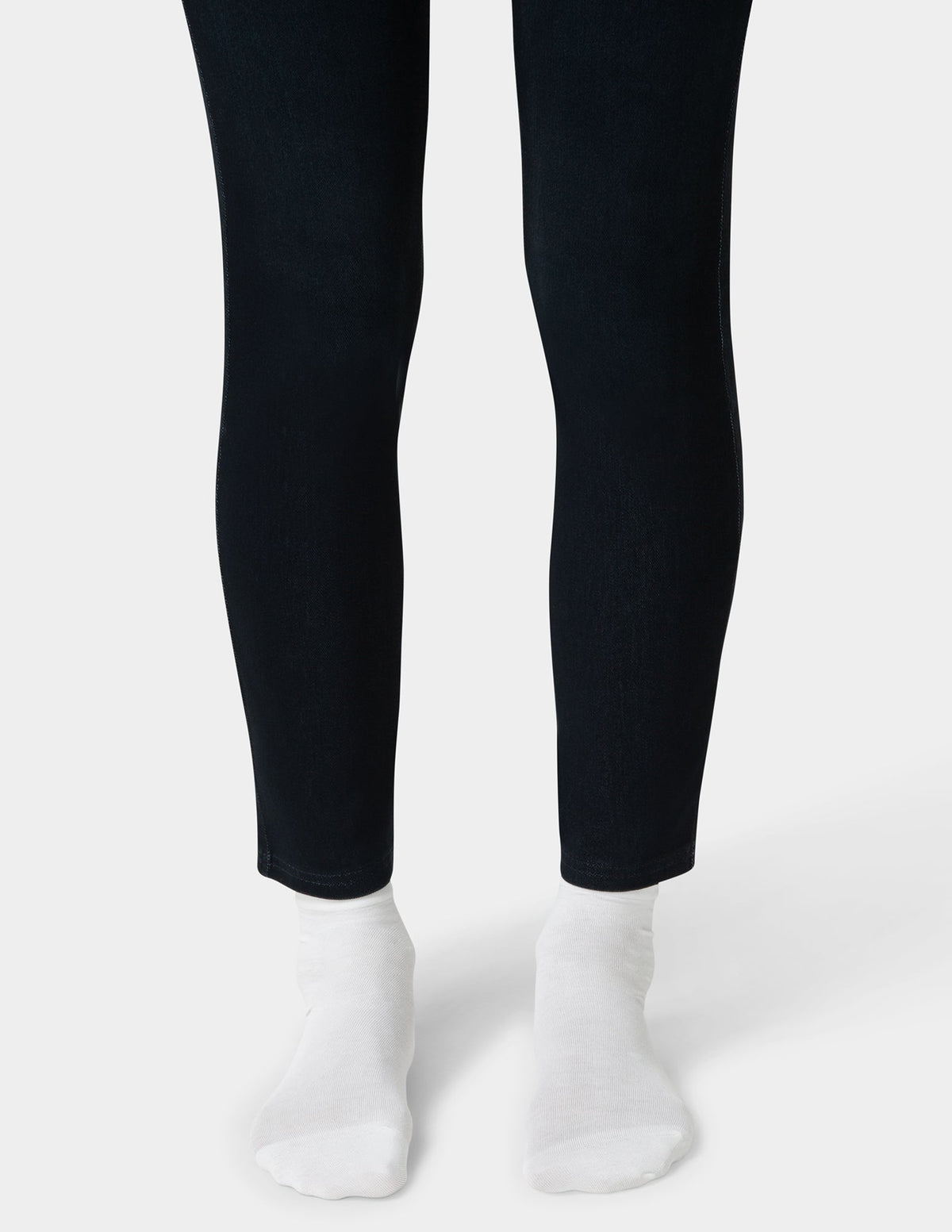 Hue Sleek Sock - White